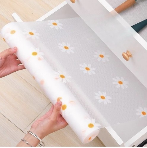 Daisy print shelf - print, liner