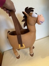 Disney Toy Story Bullseye Plush Halloween Candy Treat Bucket Costume Pail CLEAN!