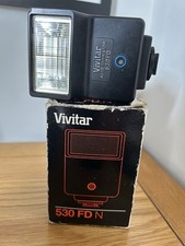 Nikon FG20 Camera  With Vivitar530Fdn Flash  and Lens With Case