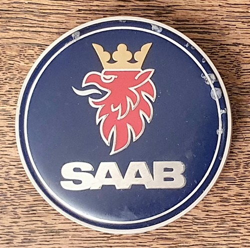 Saab alloy wheel - alloy, centre