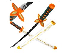 Loocaa Sword Bamboo Sword Kids  Cosplay Halloween- Size 76 cm (Kochou Shinobu)