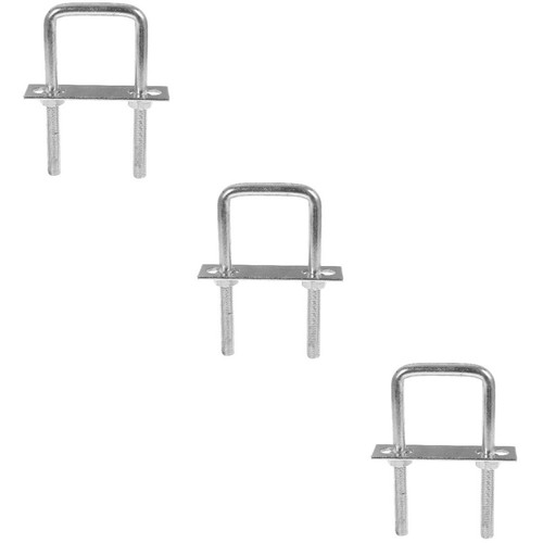 3pcs square bolt galvanized - u,