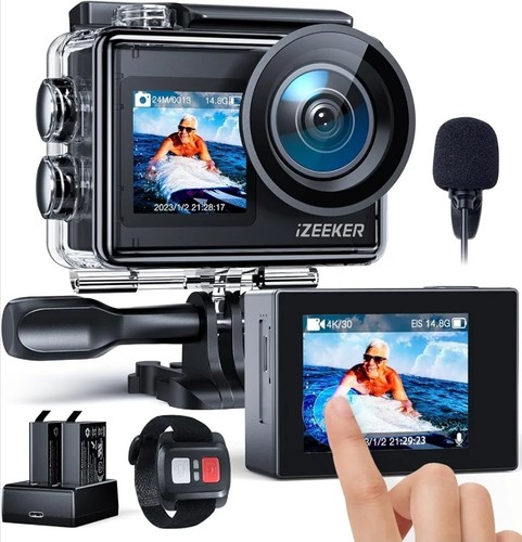 Izeeker action camera 24mp - camera, 4k