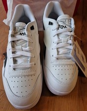 BNIB REEBOK UNISEX SIZE 5 WHITE LEATHER TRAINERS LADIES BOYS GIRLS YOUTH LADIES