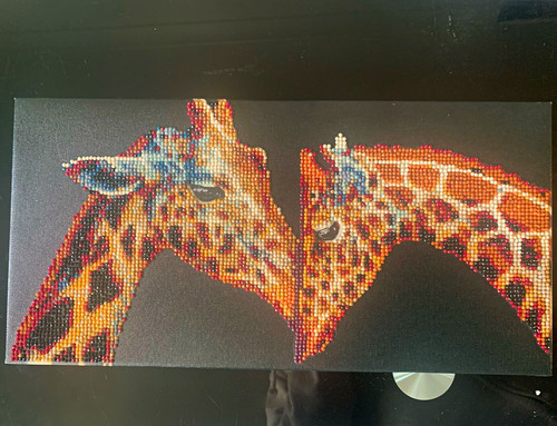 Cross stitch giraffe design - stitch,
