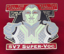 Danbury Mint Doctor Who Enamel Pin Badge SV7 Super-Voc Character