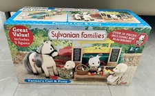 Sylvanian families FARMERS CART & PONY / Rabbit Calico Critters Complete Flair