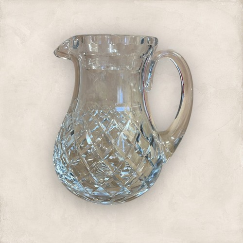 Lead crystal cut glass - lead, water