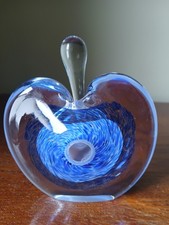 Vintage Handblown Glass Apple