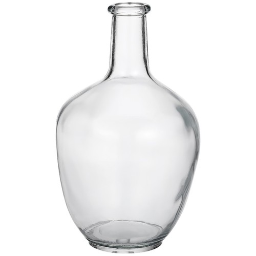 Clear glass flower - clear,