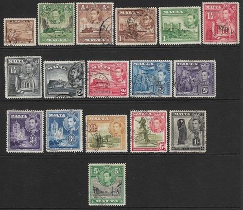 Malta 1938 stamps - 1938-43,