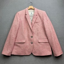 JOULES Tweed Jacket UK 16 Pink