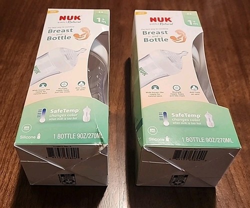 Nuk simply natural breast - x2, natural,
