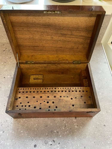 Watchmakers lathe case - case/box, for