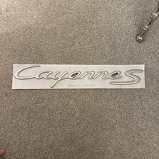 Porsche Cayenne S Badge From