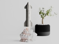 Starship Rocket Night light