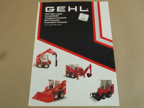 Brochure gehl skid steer - brochure,