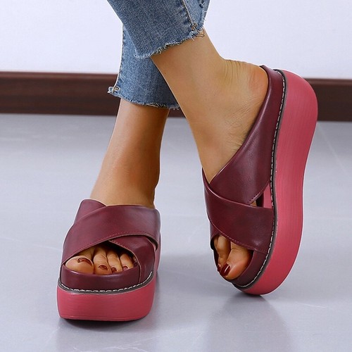 Summer sandals platform open - summer,