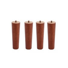 4X Wooden Furniture Legs Sofa