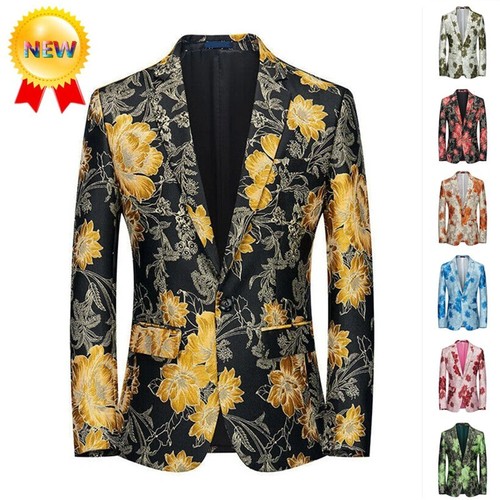 Fashion mens floral jacquard - floral,