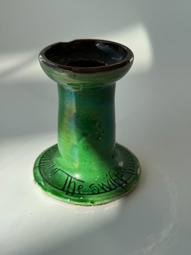 Small green brannam pottery - brannam,
