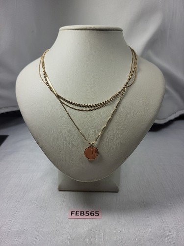 Divided gold layered chain - divided,