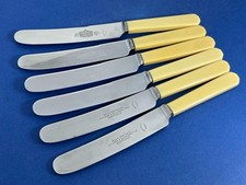 6 GOOD VINTAGE FAUX BONE