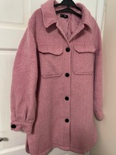Ladies Fleece Jacket Very Warm&cosy Pink Size 12 F&F Brand Very Comfy. VGC