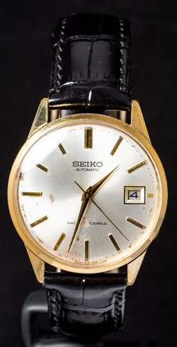 Seiko silver dial - seiko, gold-plated