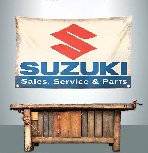 Suzuki banner flag - suzuki, 3'