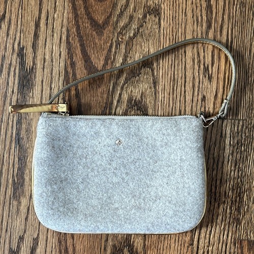 Kate spade tan fuzzy - spade, mini