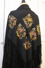 Stunning Huge Black Floral