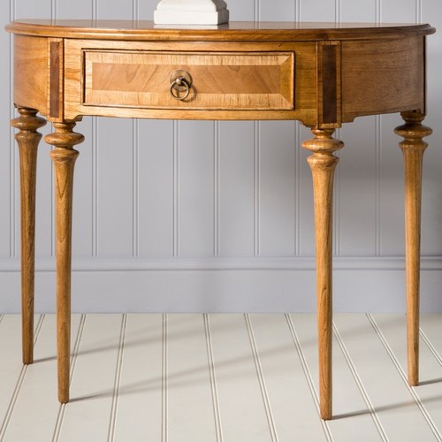 Demi lune table side - demi, |
