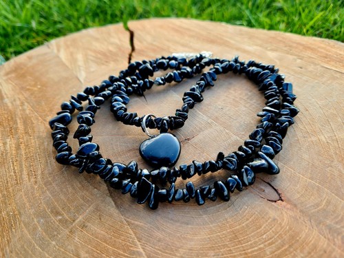 Black tourmaline crystal - tourmaline,