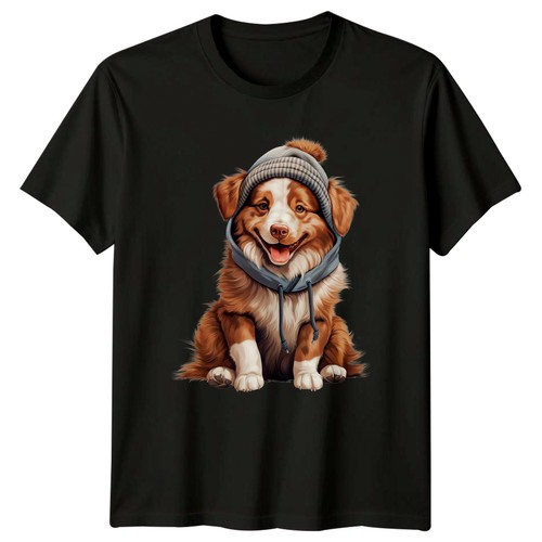 Happy dog beanie australian - dog,