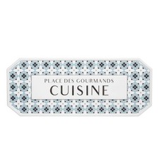 Metal French "Cuisine" Door