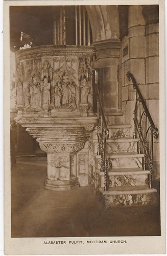 Alabaster church pulpit - alabaster,