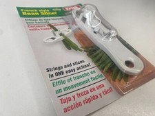 Runner Bean Slicer KRISK strings slices top tails Kitchen gadget Green Bean