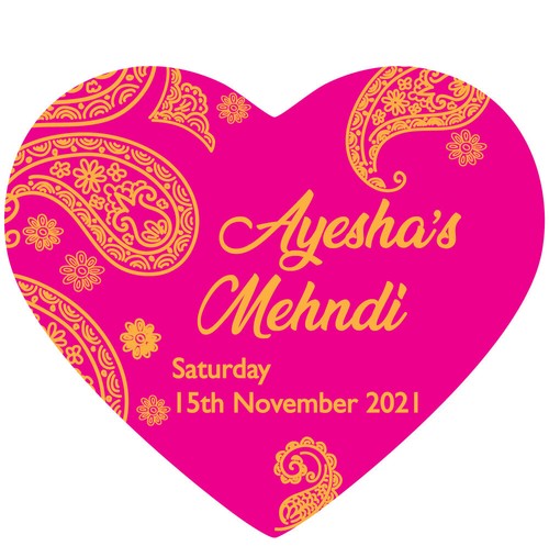 Personalised wedding mehndi - wedding,,