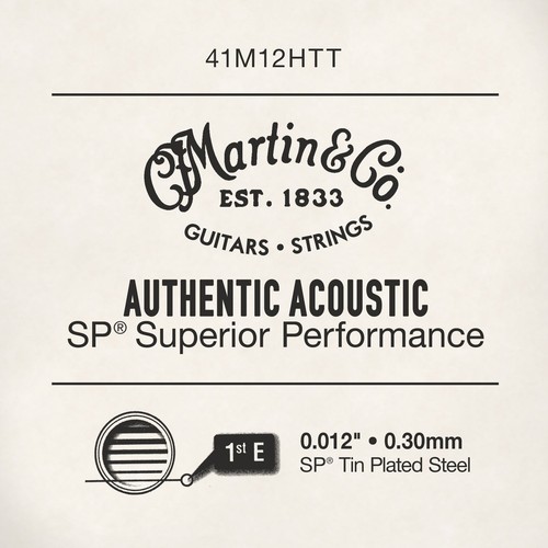 Martin authentic - martin, (.012")