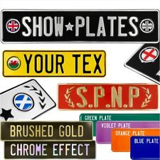Show Pressed Number Metal Plate Novelty Trucker Replica Name Kids Car 520, 340mm