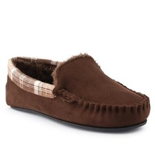 Pavers Tartan Cuff Slippers -