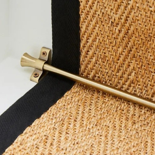 Antique brass stair - x,