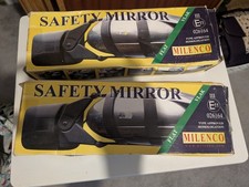 Pair of Milenco Flat Glass Towing Mirrors Brand New in Tatty Box Caravan/Trailer