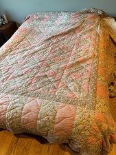Vintage Large Patchwork Quilt