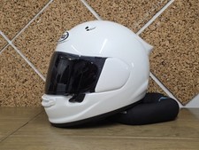 Arai Quantic Motorbike Motorcycle Helmet Diamond White - Medium - Dark Visor