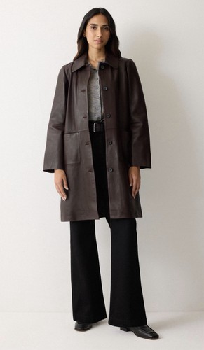 Jigsaw leather knee length - jigsaw,