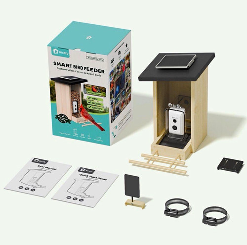 Birdfy feeder ebony smart bird - birdfy,