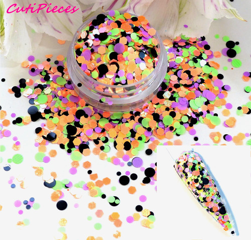 Nail art glitter witches - nail,
