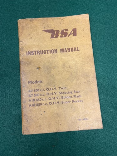 Bsa a10 shooting star flash - bsa,